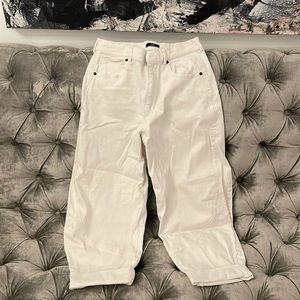 ruti size 1 cuffed barrel leg denim jean